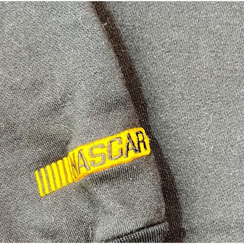 VINTAGE NASCAR Black/Yellow Sweatshirt Men's Size L - Picture 4 of 6